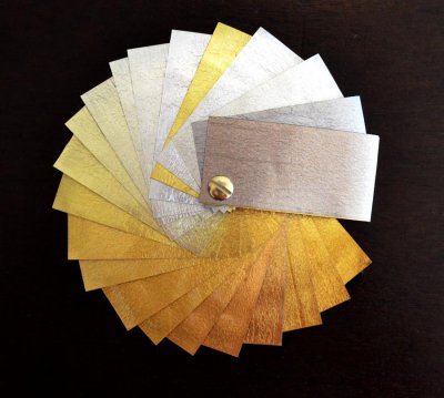 types de feuilles d'or